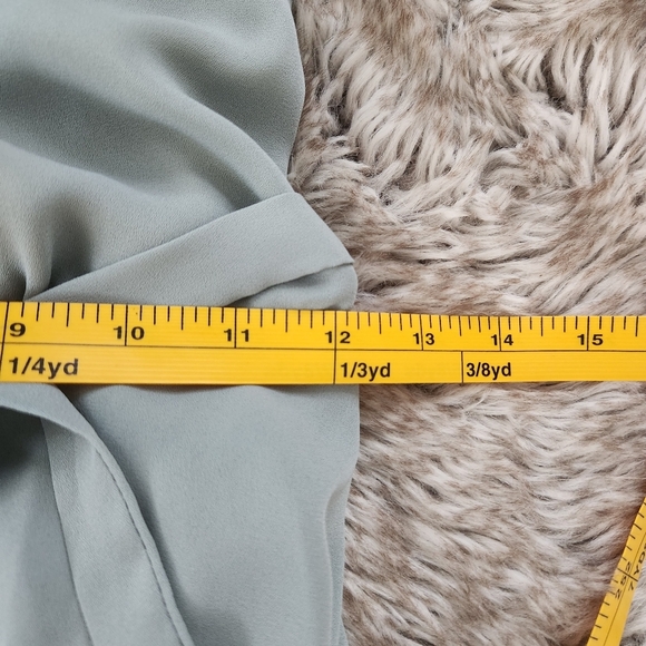 Show Me Your Mumu Sophia Wrap Dress Sage Green Full Length Size Small - Picture 10 of 11